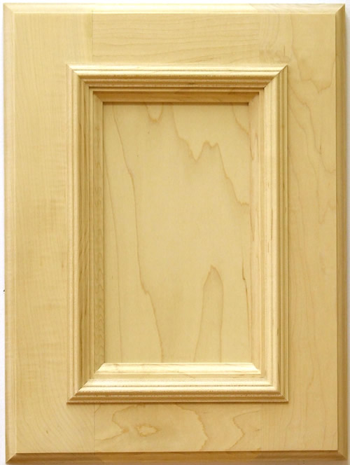Mitchell Kitchen Cabinet Door with applied moulding in Maple