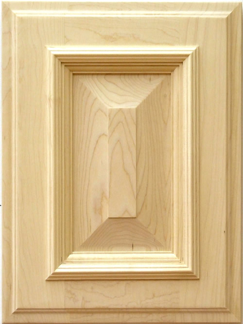 Leeside cabinet door with applied mouldings in Maple