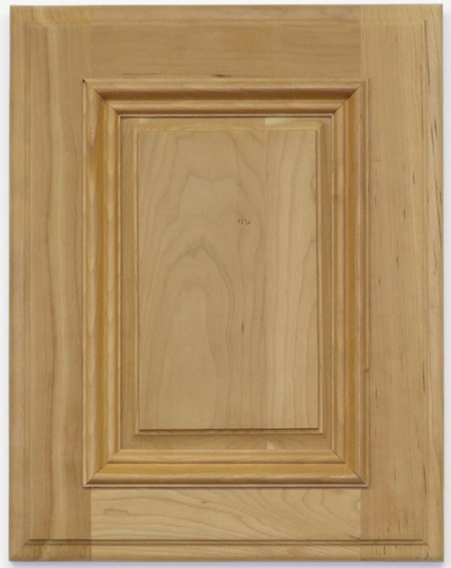 Farrier cabinet door with applied moulding in maple