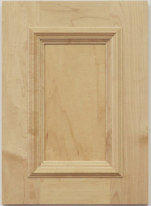 Fleming cabinet door with applied moulding in maple