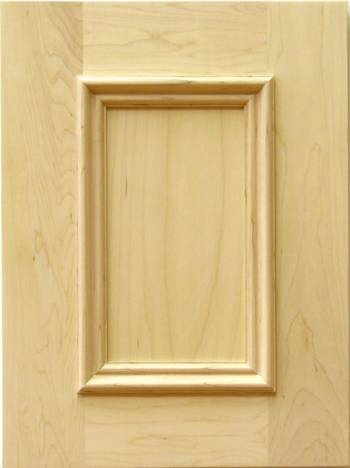 Bradfield cabinet door with applied moulding in maple
