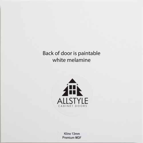 Kline 13mm back of door with paintable white melamine