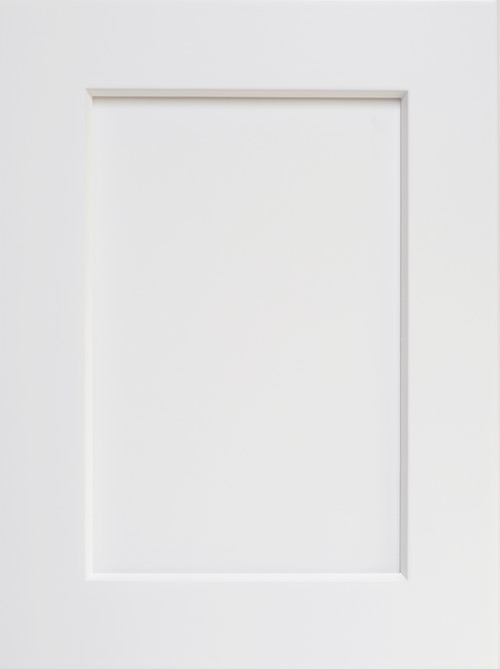 Henegan shaker door painted white